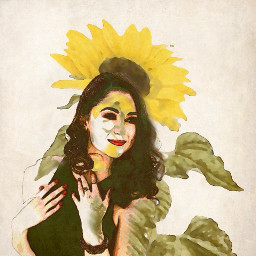 art sunflower